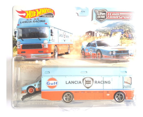 Hotwheels Lancia Racing Euro Haler Gulf Premium Car Culture