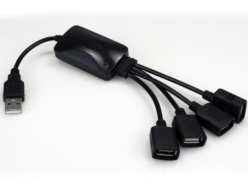 Hub Usb 2.0 Xtech 1 Puerto Usb A 4 Puertos Usb