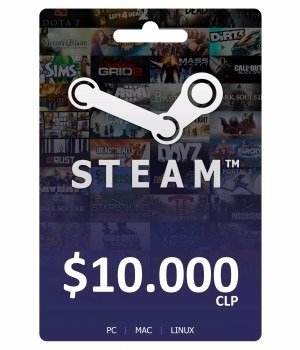 Steam Wallet $10000 Clp  Region Chilena - Código Digital