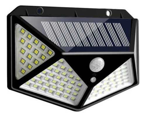 Reflector Led Solar Con Sensor De Movimiento Exterior Panel