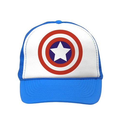 Imagen 1 de 1 de Gorra Capitán América [ajustable] [ref. Gma0402]