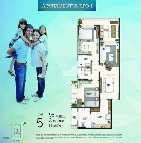 Imagem 19 de 30 de Apartamento Com 2 Dormitórios À Venda, 98 M² Por R$ 693.000,00 - Canto Do Forte - Praia Grande/sp - Ap2010