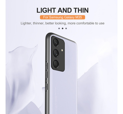Funda Para Samsung Galaxy M35 5g Cáscara De Piel Simple