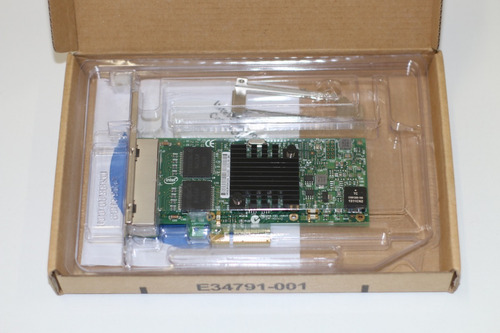 Placa Rede Gigabit Quad 4 Portas 1000mbit Pcie I350-t4 Intel