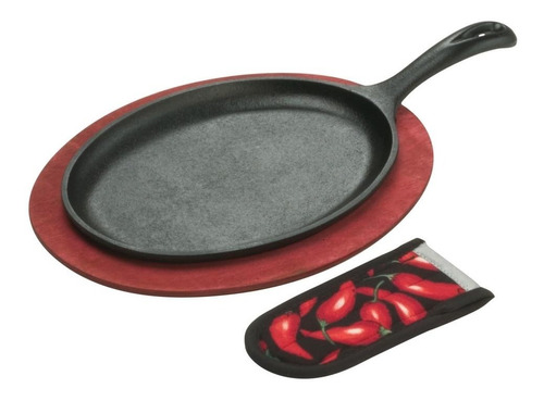 Plancha Oval Para Fajitas De Hierro Fundido Lodge