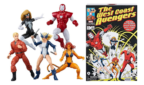 Marvel Legends The West Coast Avengers Iron Man 5 Pack