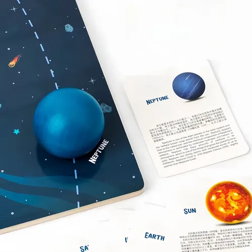 Puzzle Del Sistema Solar De 8 Planetas, Regalo Para Niños
