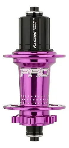 Cubo Hassns Pro 7 Traseiro 36f Hg Grau Wheeling Barulhento Cor