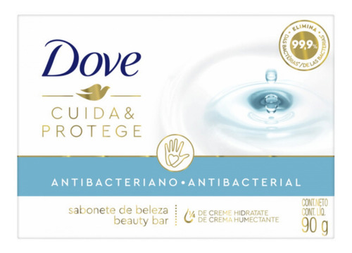 Dove Jabon X90 Cuida Y Protege Antibacterial 