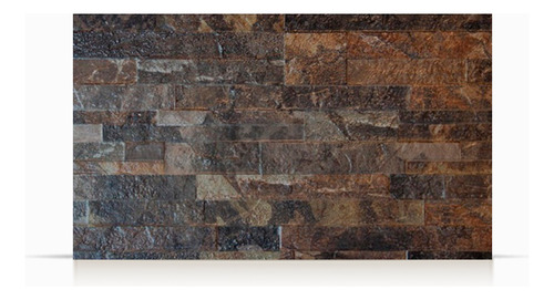 Ceramica 31x53 Muro Piedra Petroleo Lourdes 1ra Pared