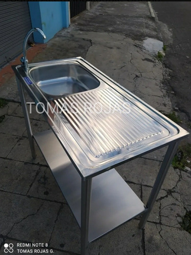 Imagen 4 de 6 de Lavabo Fregadero Lavaplatos Acero Inoxidable Americano