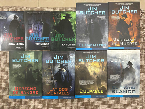 9 Primeros Libros De La Saga Harry Dreden De Jim Butcher