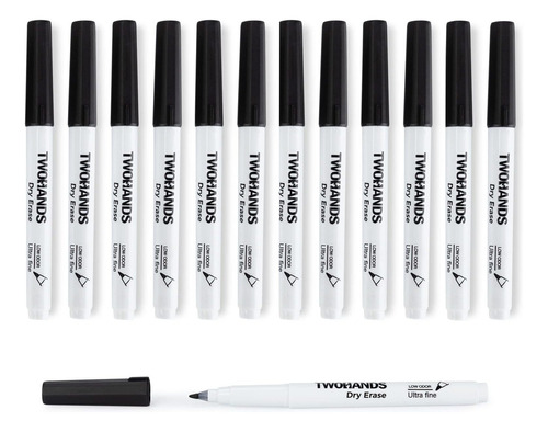 Marcadores Twohands Dry Erase Markers Ultra Fine Tip,0.7 Rdm