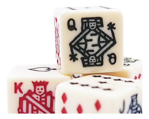 Dados Cubilete Poker Set 5 Piezas Juego De Mesa 