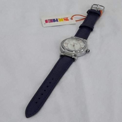 Relógio De Pulso Feminino Skmei 9075 Original Pulseira Branc