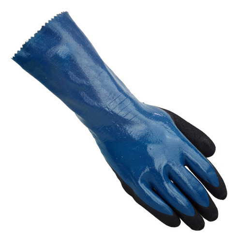 Guantes Impermeables Largos De Caucho De Nitrilo, Nailon, Ac