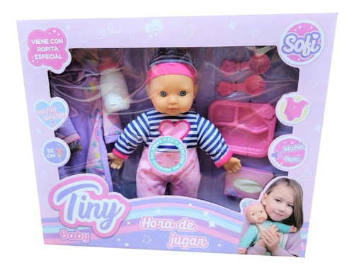 Bebote Tiny  Sofi Con Ropa Extra Accesorios Y Sonidos Tut