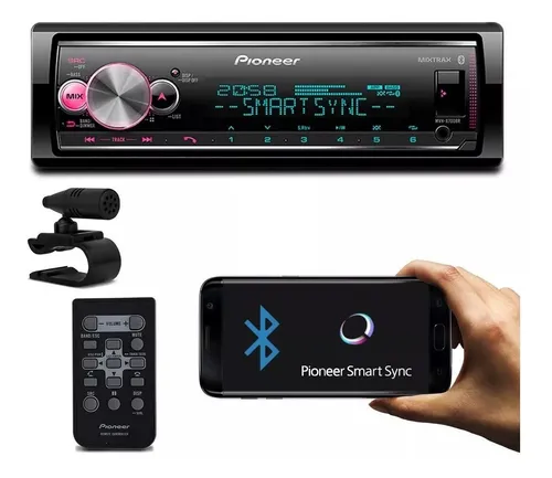 Auto Radio Pioneer Mvh-x7000br Bluetooth Mixtrax Karaoke Auto Radio Pioneer Mvh-x7000br Bluetooth Mixtrax Karaoke