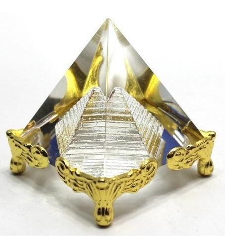 Pirâmide De Cristal Egito Piramide Ornamento Meditação 5cm