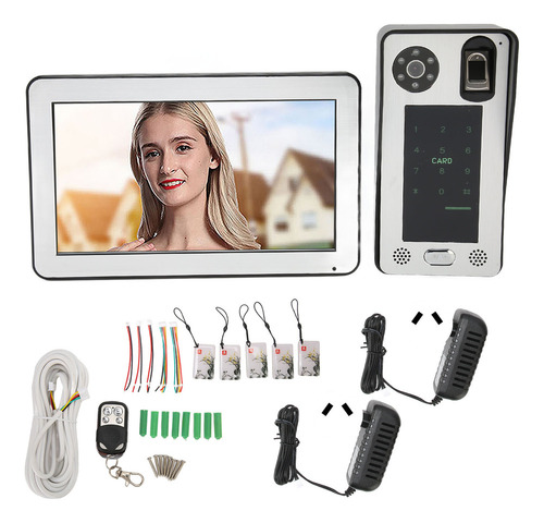Timbre Con Intercomunicador Wifi De 10 Pulgadas Con Acceso P