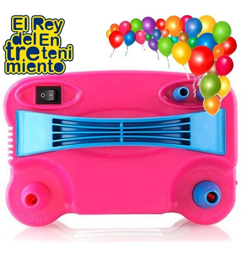 Imagen 6 de 7 de Máquina Inflador 600w 2iny + Pack X100 Globos Regalo! El Rey