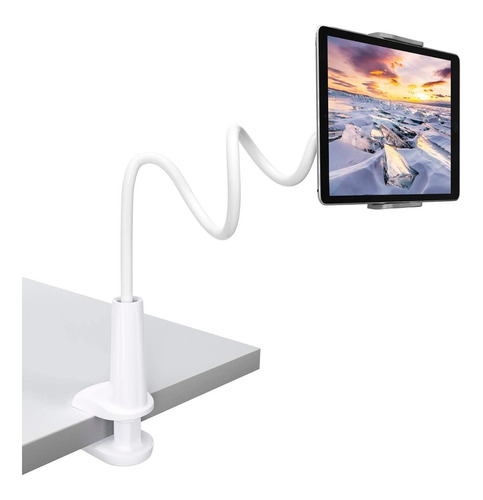 Soporte Para Tablet Ajustable Con Pinza Mesa Cama Escritorio