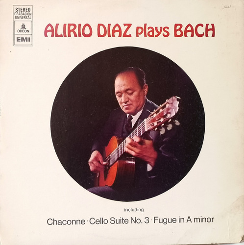 Alirio Diaz - Plays Bach. Lp Album