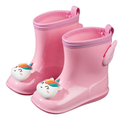 Bota Botas De Lluvia Impermeables Dinosaurios Niños Niñas