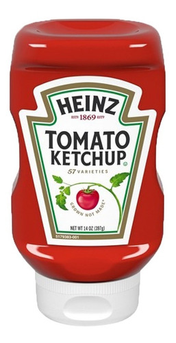 Aderezo Ketchup Heinz X 397g Importado Usa Exquisito