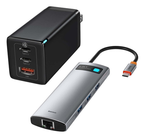 Baseus Estacion Acoplamiento Usb C 8 1 Cargador 65 W