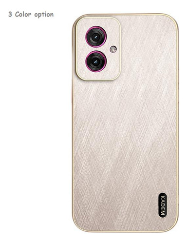 Funda Protectora Para Motorola Edge 60 Fusion/edge 60 Stylus/edge 60 Pro Resistente A Los Arañazos, Piel De Seda, Marco Galvanizado