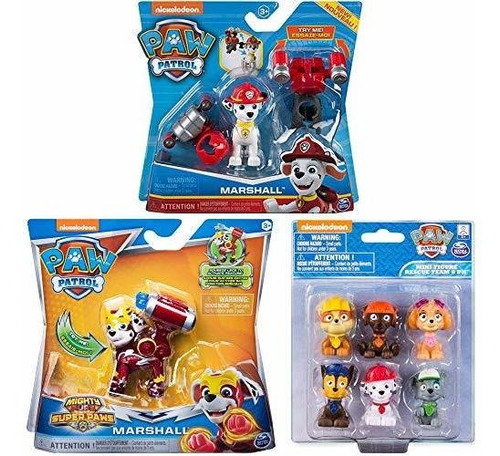 Juguetes | Cachorros Poderosos | 3 Pack | Figuras De Ac...