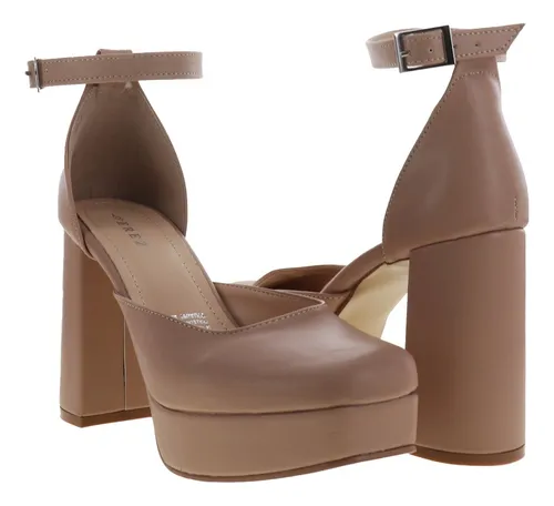 Zapatos De Tac n Con Plataforma Y Punta Cerrada Mujer Erez