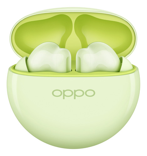 Audífonos Oppo Enco 2i-buds Con Cancelación De Ruido Color Verde Color De La Luz Verde