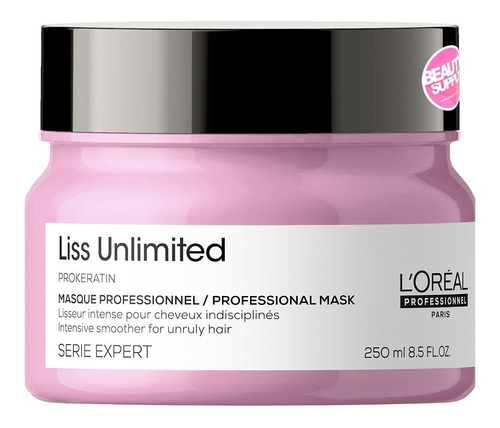 Máscara Liss Unlimited Loreal Serie Expert 250ml Liso