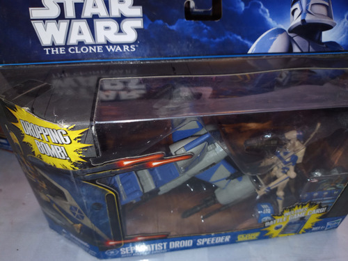 Star Wars Clone Wars Separatist Droid Speeder With Battle Dr (Usado)