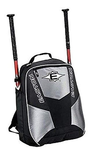 Easton Rampage Back Pack Bat Bolsa, Negro / Plata