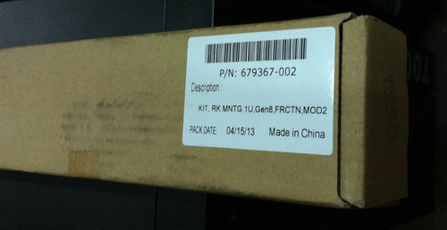 Hp Proliant  Dl320 , Dl360 G8 679367-002 Hp Rieles Nuevo Box