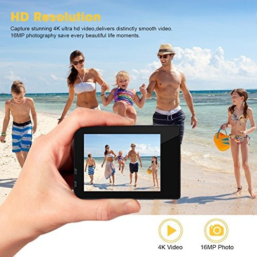 Camara Jeemak Act74r 4k 16mp Wifi Waterproof