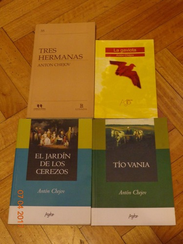 Lote De 4 Obras De Chejov: Vania, Gaviota, Cerezos, Her&-.