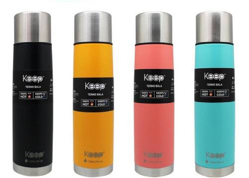 Imagen 2 de 2 de Termo Bala 1 Lt Rubber & Original Keep