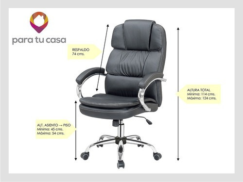 Imagen 4 de 10 de Sillón Silla Pc Ejecutivo Oficina Escritorio Gerente Ct