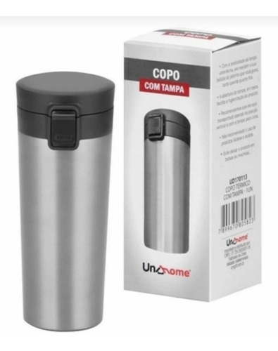 Copo Térmico Aço Inox Vácuo 350 Ml Caneca Café Unyhome