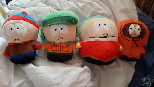 Set 4 Peluches Kenny Cartman Kyle Stan South Park Felpa