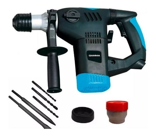 Martillo Rotopercutor Electroneumatico Gamma 1500w 7,5j 32mm Color Negro