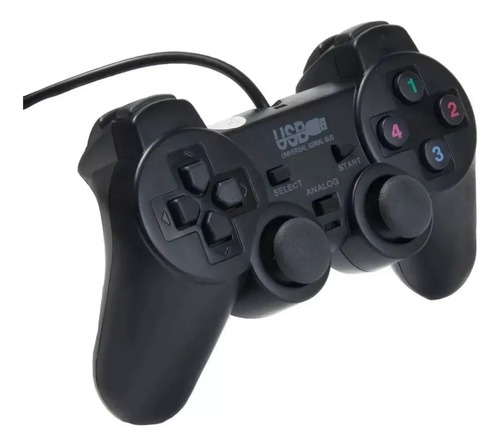 Joystick Control Mando Usb Analógico 14 Botones Pc Consolas