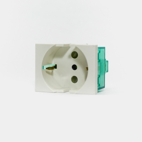 Cambre Módulo Tomacorriente Schuko Blanco - 6917