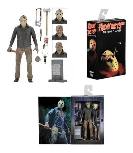 Action  Figure Jason Voorhees Sexta-feira 13 Ultima Parte