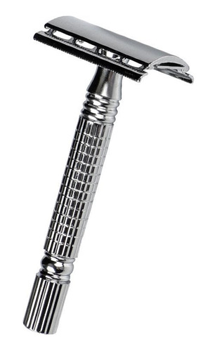 Navaja Rasuradora Inox Clasica +20 Repuestos Barberia Barber