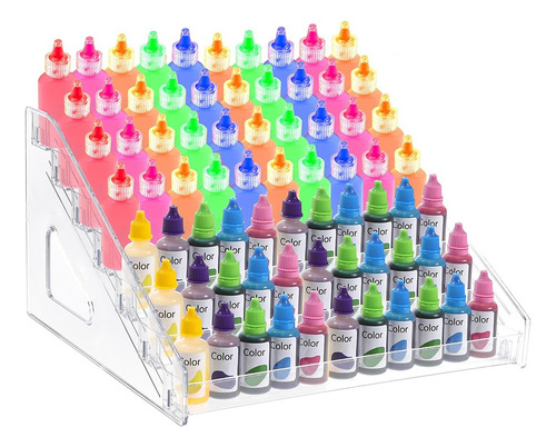 Organizador De Pintura Acrílica Transparente (7 Niveles), Or